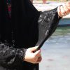 چادر مشکی عربی مدل گلدوزی